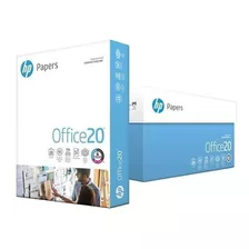 Papel Bond Hp Office 20 Blanco 75 Gramos Carta 500 Hojas