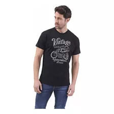 Remera Manga Corta Estampada Vintage | Bravo Jeans [28865]