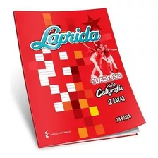 Cuaderno Laprida Para Caligrafia X 24 Hjs 2 Rayas Doble Raya