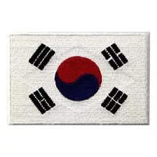 Parche Bordado Con Bandera De Corea Del Sur, Emblema Naciona