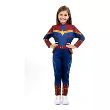 Fantasia Capitã Marvel Infantil Luxo - Captain Marvel