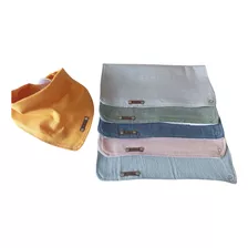 Baberos Bandana De 4 Lados, Pack De 3 Unidades!