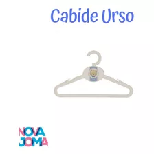 Cabide Infantil Plasutil Urso Kit C/06 Unidades