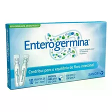 Enterogermina Com 10 Flaconetes De 5ml Cada Sem Sabor