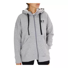 Campera Under Armour Rival Fleece Fz Mujer Gris Jjdeportes