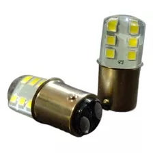 Bombillo 2 Contactos 12v Led Strobe Luz Blanco P A R