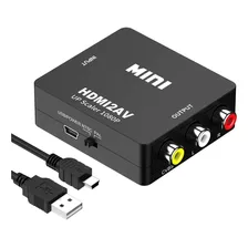 Convertidor Hdmi A Av, Adaptador Hdmi A Rca, 1080p Hdmi A Av