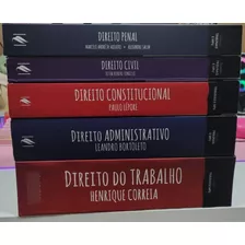 Livros Coleção Tribunais E Mpu - Constitucional, Administrativo, Penal, Civil E Trabalho - Editora Juspodivm