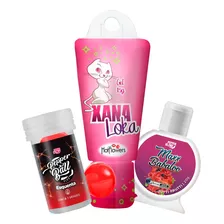 Kit Gel De Massagem Xana Loka Bolinhas Óleo Girassol Babaloo