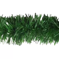 Festão De Natal Fougeron Flexível Verde 10m 13cm Cheio