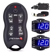 Controle Longa Distância Stetsom Sx2 + 02 Mini Voltímetro Vt