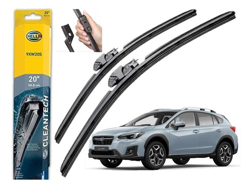 Foto de Plumillas Limpiaparabrisas Hella Para Subaru Xv 2018-2023