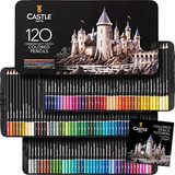 Castle Art Supplies 120 - Juego De Lápices De Colores