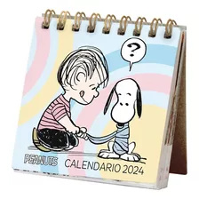 Mini Calendario De Escritorio Snoopy 2024