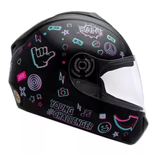 Capacete Moto Integral Fly Young Live
