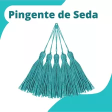 Pingente De Seda Tassel - Franja Verde Médio - C/20 -criar