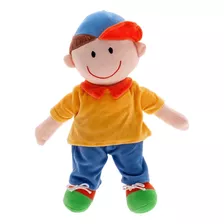 Boneco Matheus Calça Camiseta De Pelúcia Infantil