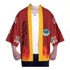 Haori Tradicional Japones Portgas D. Ace One Piece