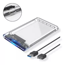 Case Para Hd Externo Transparente Usb Notebook Sata Protect