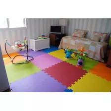 Kit Tapete Eva Quarto Bebe Infantil Criança Juvenil Com 4 M²