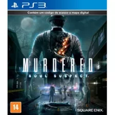 Jogo Ps3 Murdered Soul Suspect Mídia Física Lacrado