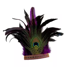 Diadema De Plumas De La India, Accesorios Para Disfraces Y V