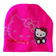 Gorro De Lana Hello Kitty Para Niñas De 3 A 8 Años