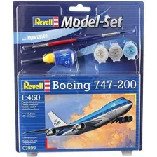 Model Set Boeing 747-200 Jumbo Jet Revell 63999