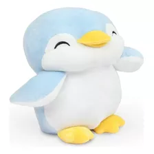 Pelucia Pinguim Azul/ Rosa/ Preto