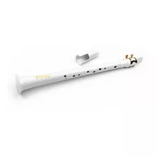 Muslady White Pocket Sax Mini Saxofone Portátil Pequeno