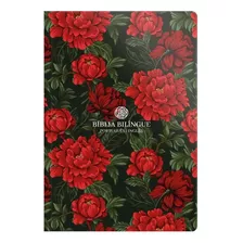 Bíblia Nvt Bilíngue Português E Inglês Capa Aroma Rosas Luxo