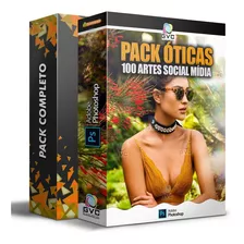 Pack Artes Óticas Oculista Editável Psd Social Media 