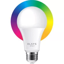 Lâmpada Elsys 10w Led Inteligente Wi-fi Colorida Base E27 