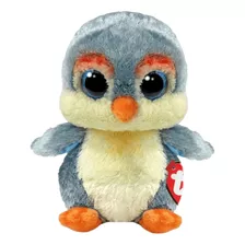 Pelúcia Ty Beanie Boo Pinguim Fisher Com Olhinhos De Glitter