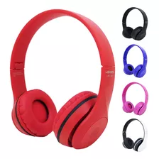 Fone De Ouvido Sem Fio Bluetooth Áudio Stereo Anti-ruído Cor Vermelho