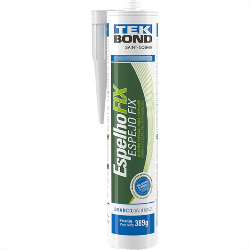 Cola Adesiva Espelho Fix Branco 389g Tekbond Branco