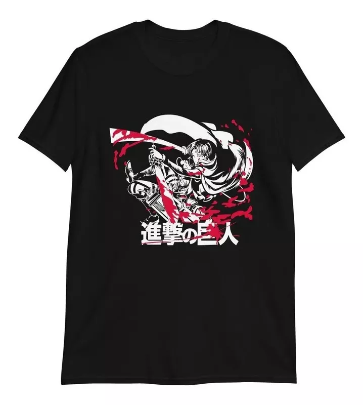 Remera Camiseta Anime Levi Ackerman Shingeki No Kyogin