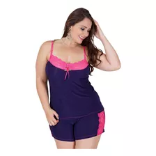 Short Doll Plus Size W1119 Pijama Baby Doll Camisola