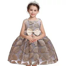 Vestido Elegante De Niña Fiesta Princesa Boda 3-11 Años