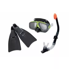 Mascara + Snorkel + Aletas Intex Surf Rider #55959