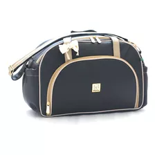 Bolsa Maternidade Grande Bebe Menina Menino Enxoval Miellu Cor Preta