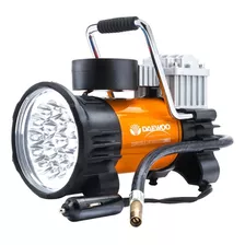 Compresor De Aire Electrico Portatil Daewoo Dw65l Auto 12v Color Naranja/negro