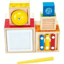 Hape Stacking Music Set | Colorido Juego De Madera De J...