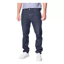 Calça Jeans Masculina Max Denim Slim Premium Azul Escuro