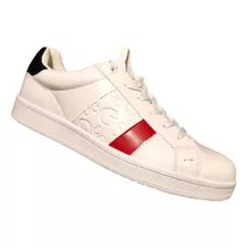 Zapatillas Guess Modelo Urbano Para Hombre Blanco Original