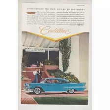 1958 Publicidad Vintage Automovil Cadillac Fleetwood Clasico