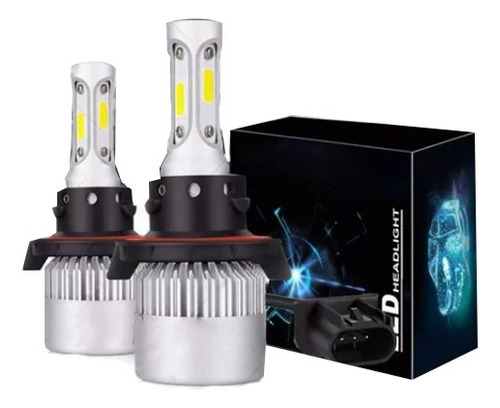 9008 H13 Kit De Faros Led 8000k 100w 8000lm Para Ford