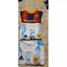  Camisetas De Fútbol Talle 10 16 Y 8