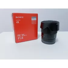 Lente Sony Fe 35mm F/1.8 - Sel35f18f - Full Frame