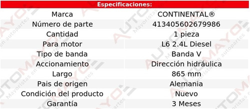 Banda Acc 865 Mm Direccin Hidrulica 524td L6 2.4l 85-86 Foto 4